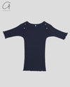 BASERANGE 25 Early Spring Short Sleeve T-Shirt BAS-TODIT-RC-SP25-AMPERA BLUE (TODIT-WO-SP25)